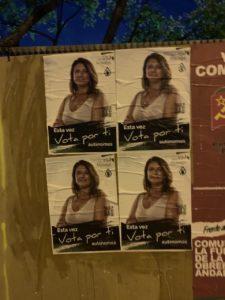 pegada de carteles en Cartama y pueblos de interior de Málaga