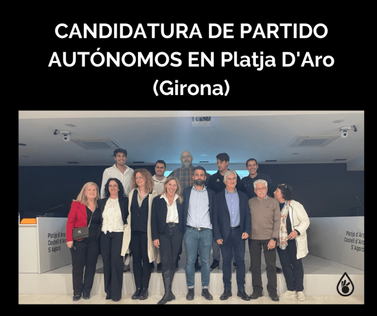 Presentación candidatura en Platja D'Aro