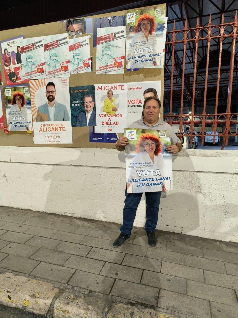 Alicante Gana pide tu voto por la alcaldía en Alicante