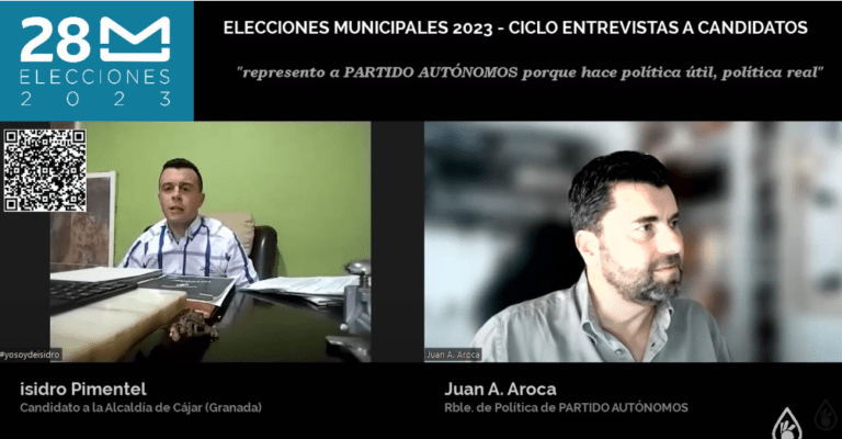 Entrevista a Isidro Pimentel candidato a la alcaldía de Cájar