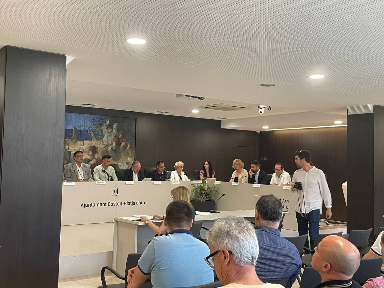 Sesión constitutiva del ayuntamiento de Platja D'Aro